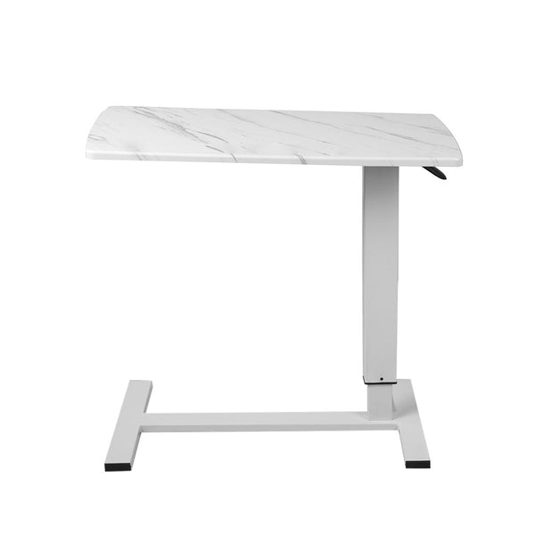 Levede Standing Desk Sofa Bed Side Table White No Slots Marbled Standing Desks