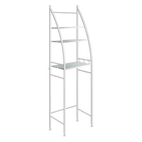 Dutxa 3 Tier Over Toilet Storage Shelf White Shelves