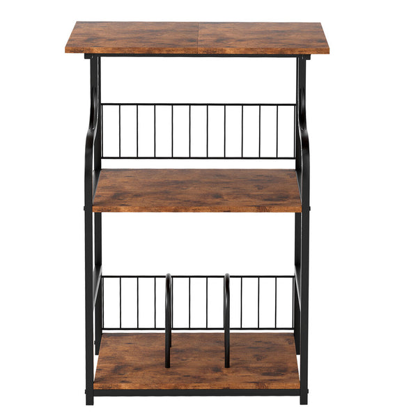 Levede Side Table 3 Tier Storage Shelf Modern Side Tables