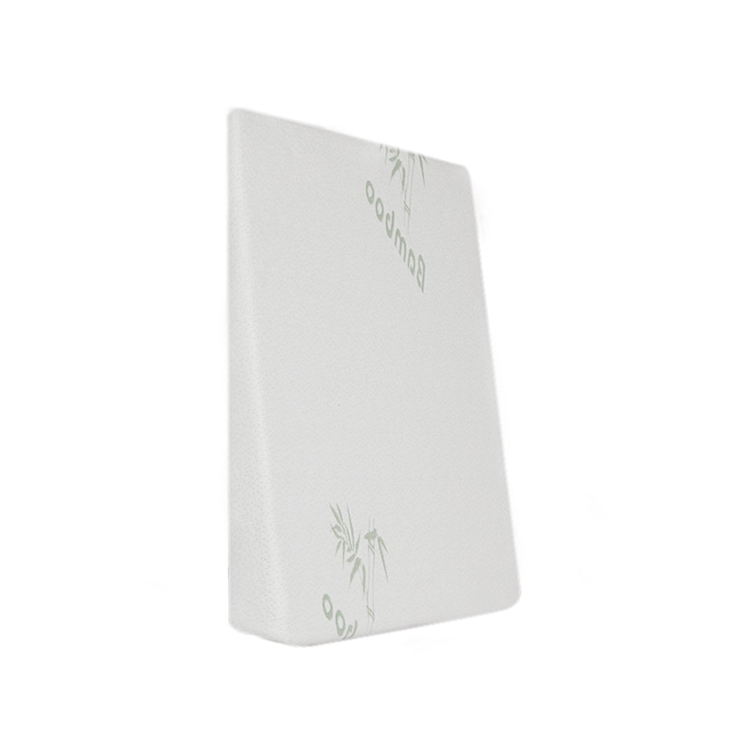 Dreamz Wedge Pillow Memory Foam White 10 Pillows