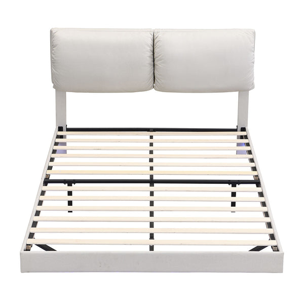 Levede Queen Floating Bed Frame Queen Bed Frames