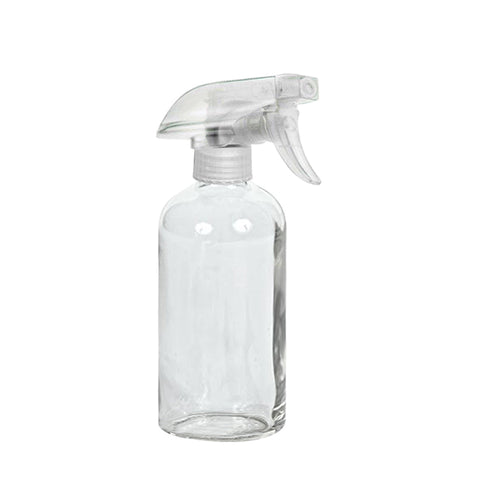 4X 500Ml Clear Glass Spray Bottles Trigger Watering Cans & Spray Bottles