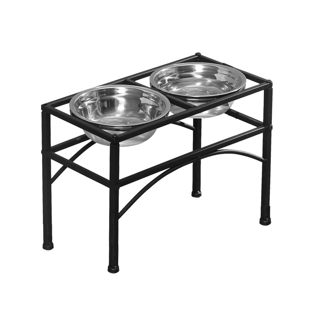 Pawz Dual Elevated Raised Pet Dog Puppy Large Comfortable And Ergonomic Feeding Station For Pets Dog Bowls