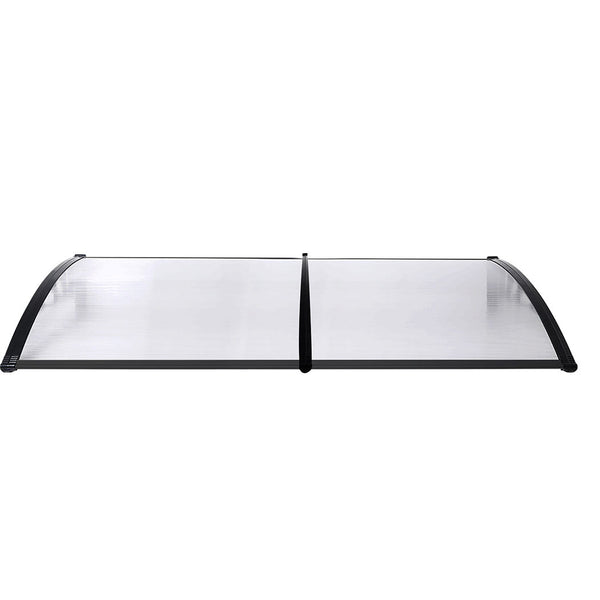 Mountview Door Awning Outdoor 1M X 2.4M Transparent 1X2.4M Awning & Canopy Parts