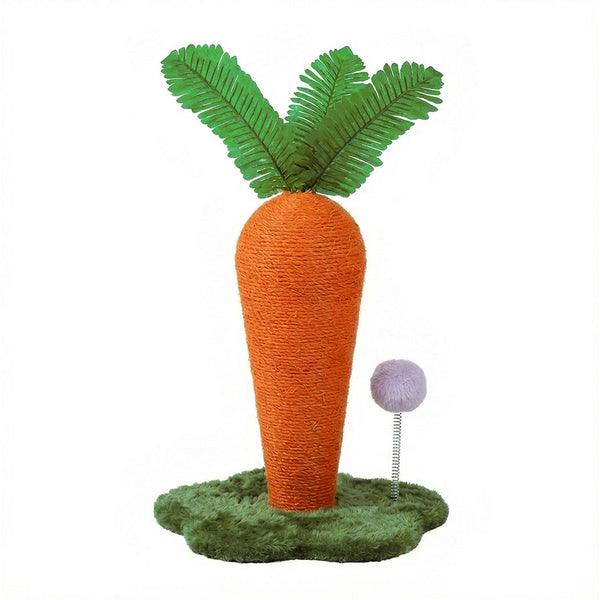 Pawz Cat Scratching Post Cute Carrot 34Cm X 30Cm 57Cm Furniture & Scratchers