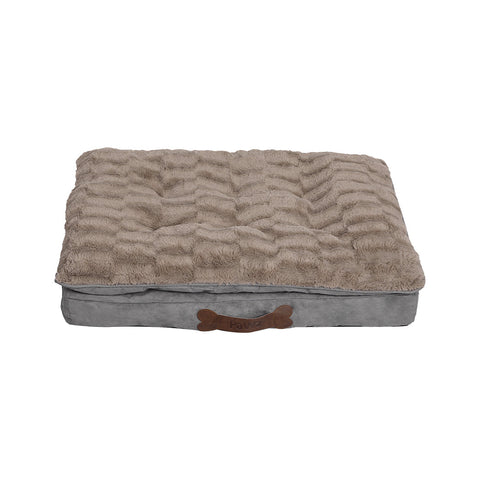 Pawz Dog Calming Bed Pet Cat Removable S Khaki Small Pet Beds
