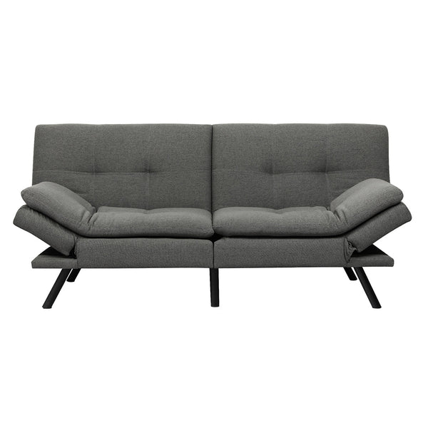Levede Sofa Bed Futon Recliner Lounge Grey Sofa Beds