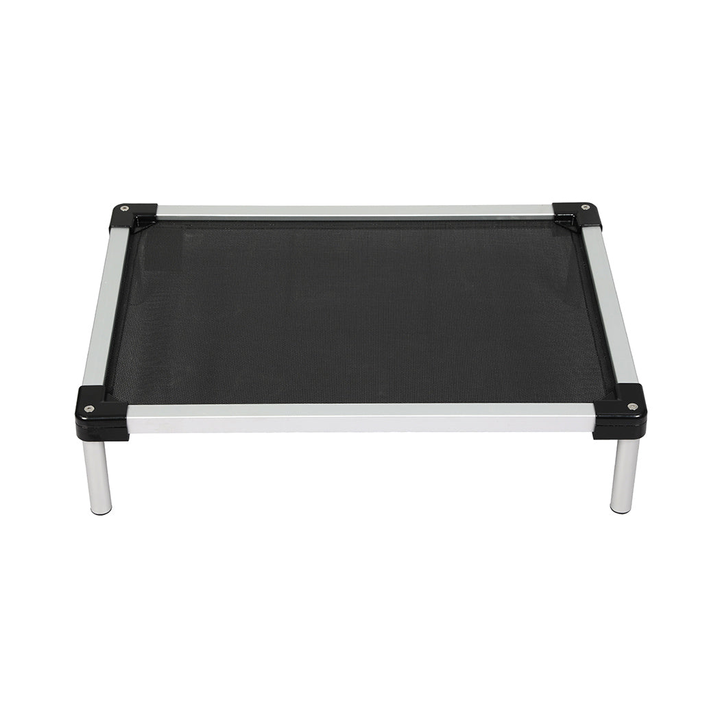 Pawz Pet Trampoline Aluminium Frame M Black Medium Pet Beds