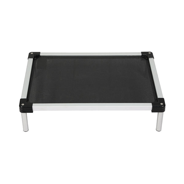 Pawz Pet Trampoline Aluminium Frame M Black Medium Pet Beds