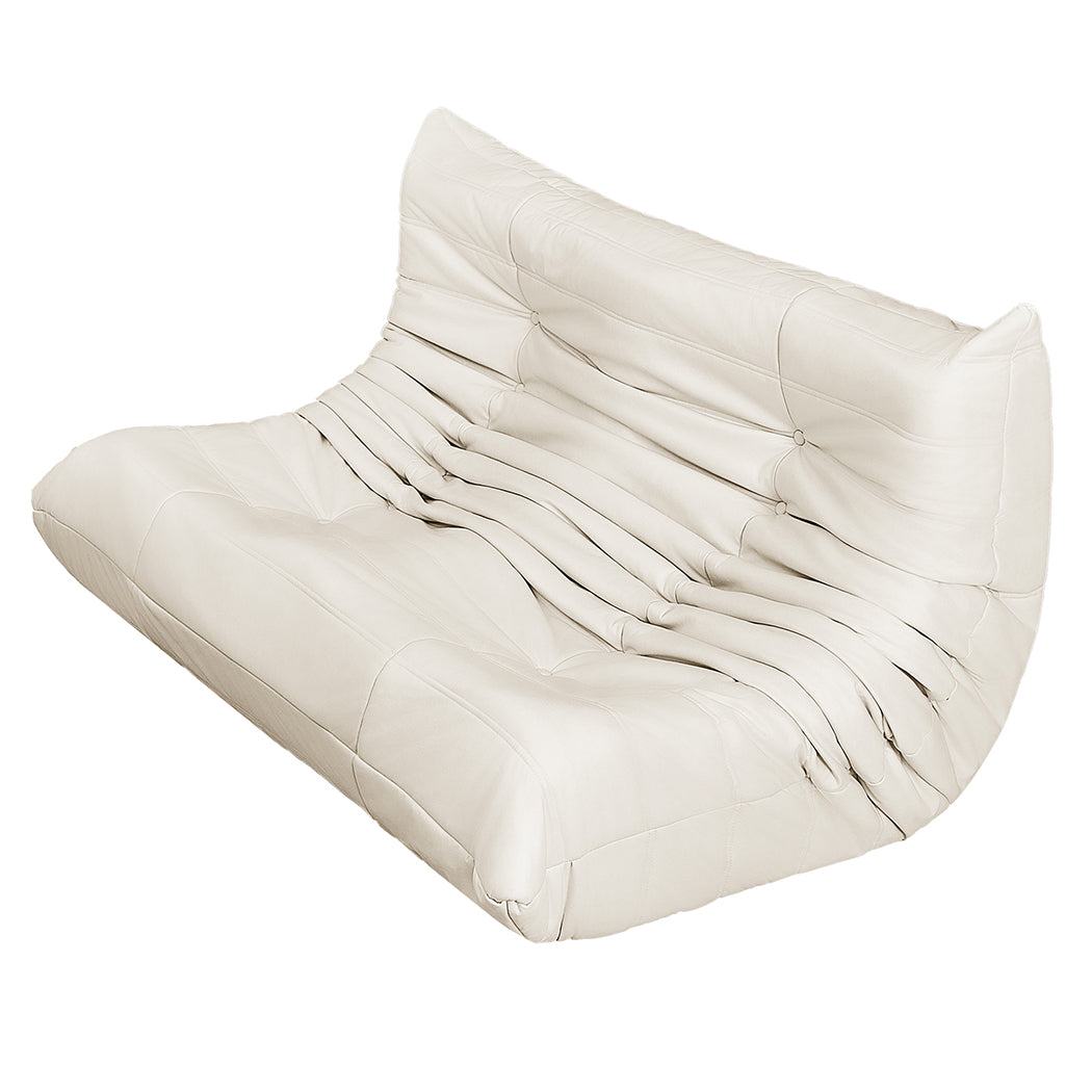 Levede 2 Seaters Floor Sofa Caterpillar Lounge Sofas Armchairs & Couches