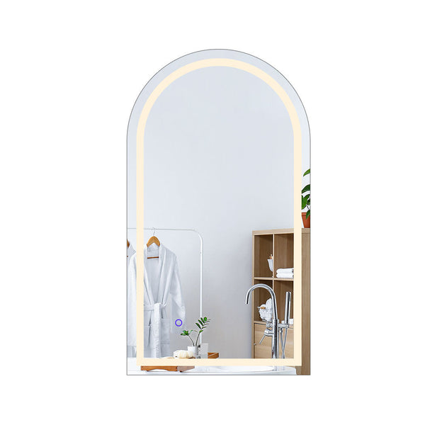 Emitto Led Wall Mirror Arch Anti Fog 50*90Cm 50X90 Mirrors