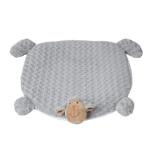 Pawz Large Calming Squeaky Pet Bed For Cats And Dogs Grey Soft Comfortable Design Pet Beds