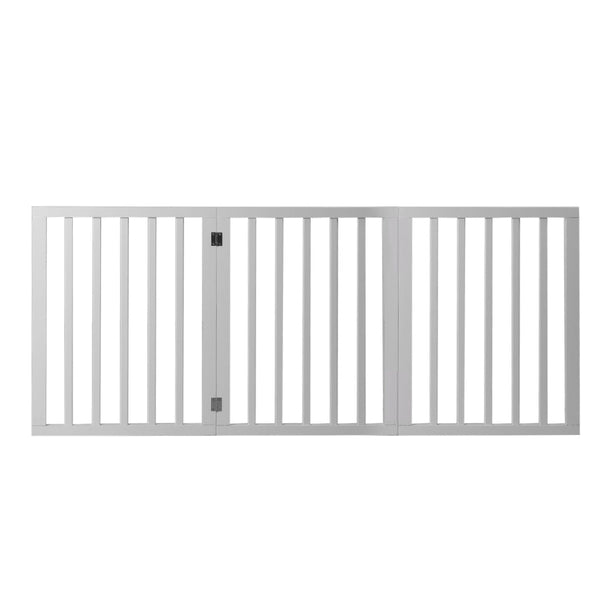 Pet Gate Dog Fence Retractable White 139Cm X 60.5Cm 1.8Cm Fences & Pens