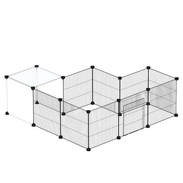 Pawz 14 Panels Hamster Playpen Puppy Small Pets Fence Fences & Pens