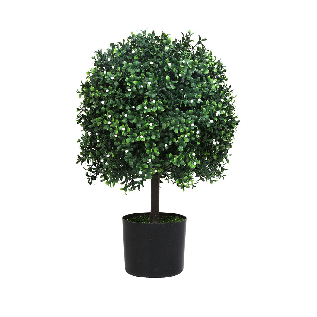 Lambu Artificial Boxwood Topiary Ball Tree Realistic Indoor Outdoor Decoration Artificial Plants