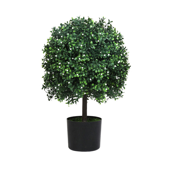 Lambu Artificial Boxwood Topiary Ball Tree Realistic Indoor Outdoor Decoration Artificial Plants