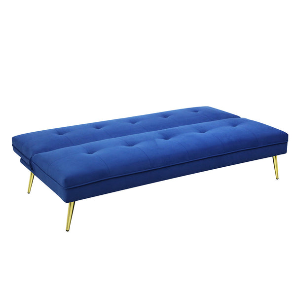 Levede Sofa Bed Convertible Velvet 3 Seater Sofa Beds