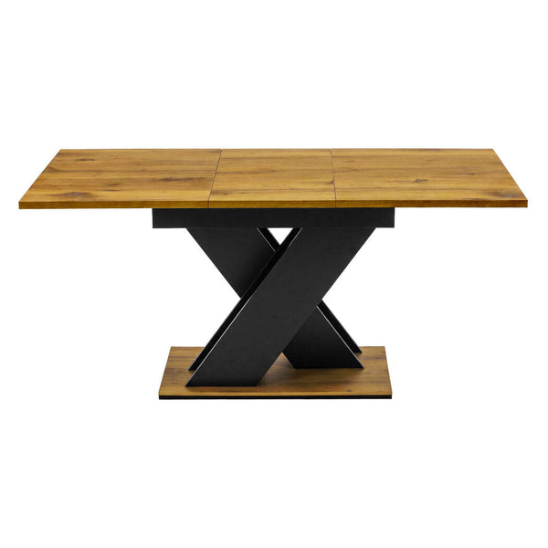 Levede Dining Table Extendable 120Cm 160Cm People Rectangular Room Dining Tables