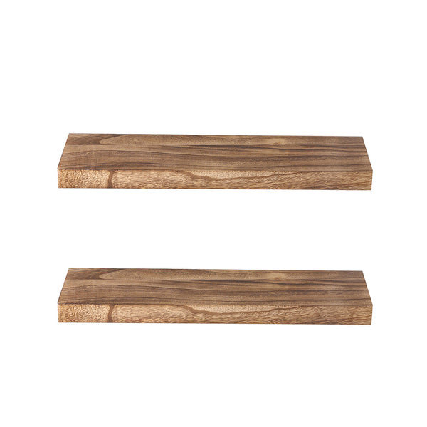 Levede 2 Pcs Floating Shelves Wall Mounted Medium Hanging Shelves