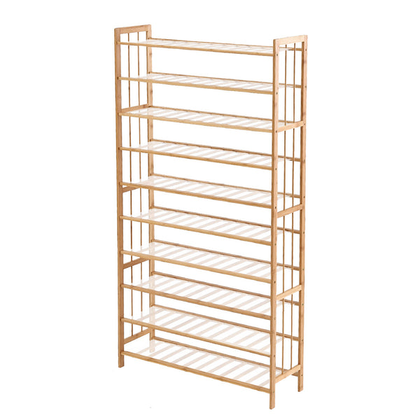 Levede Bamboo Shoe Rack Storage Wooden Shoe Racks