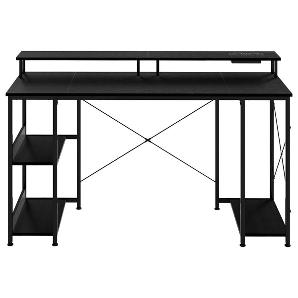 Levede Gaming Desk Computer Table Monitor Shelf 140Cm Home Office Desks