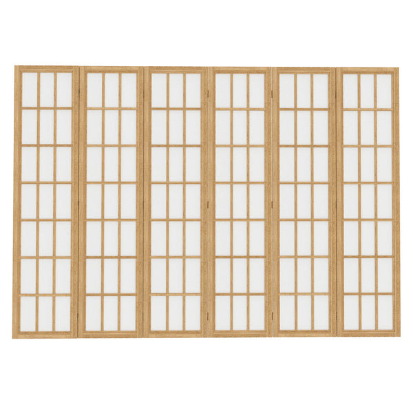 Levede 6 Panel Room Divider 170Cm Freestanding Screen Screens & Room Dividers