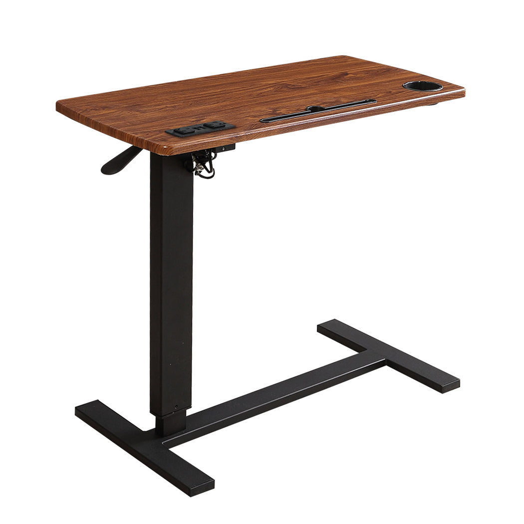 Levede Standing Desk Height Brown Standing Desks