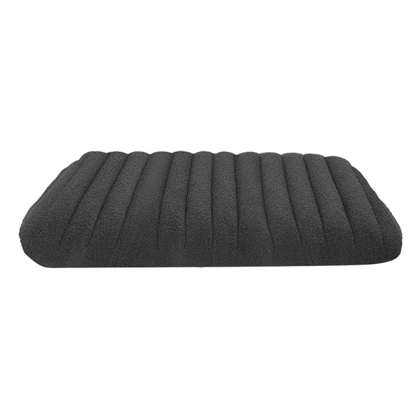 Pawz L Size Orthopedic Dog Bed With Sherpa Plush Removable Cover In Grey Pet Beds