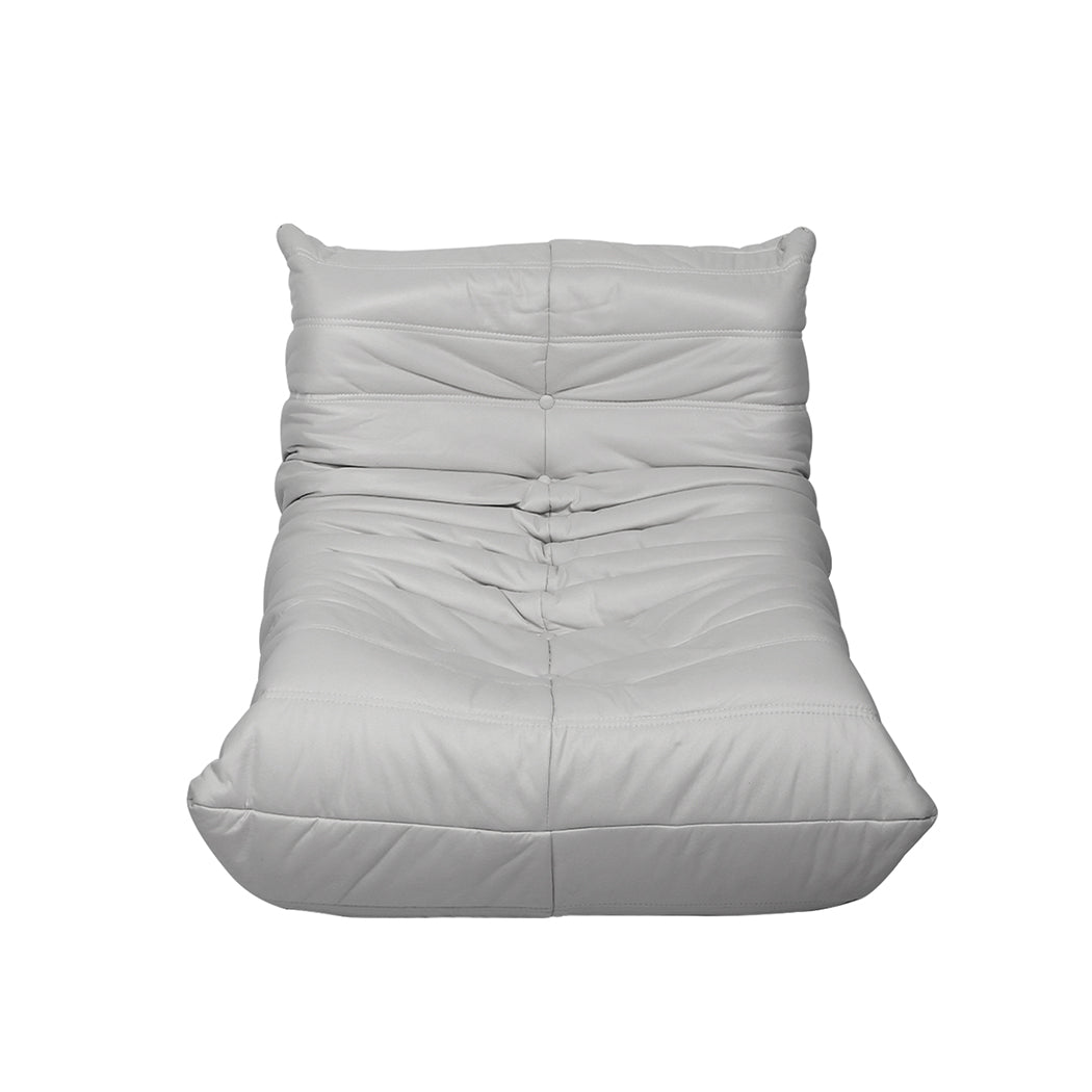 Levede Floor Chair Caterpillar Sofa Grey Sofas Armchairs & Couches