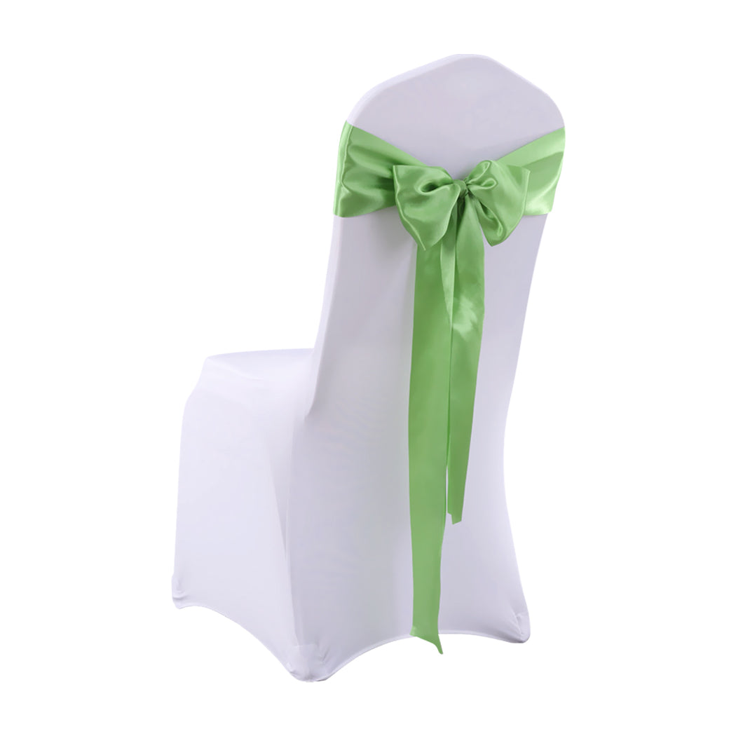 20 Green Fabric Chair Sashes Covers Grass Chair Covers