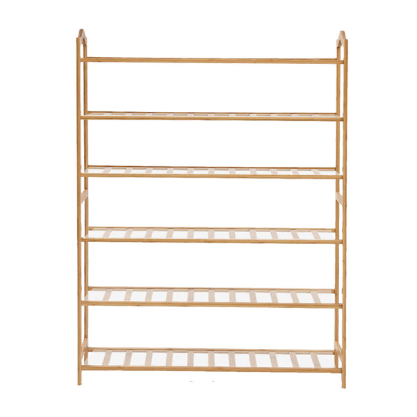 Levede Bamboo Shoe Rack Storage Wooden Shoe Racks