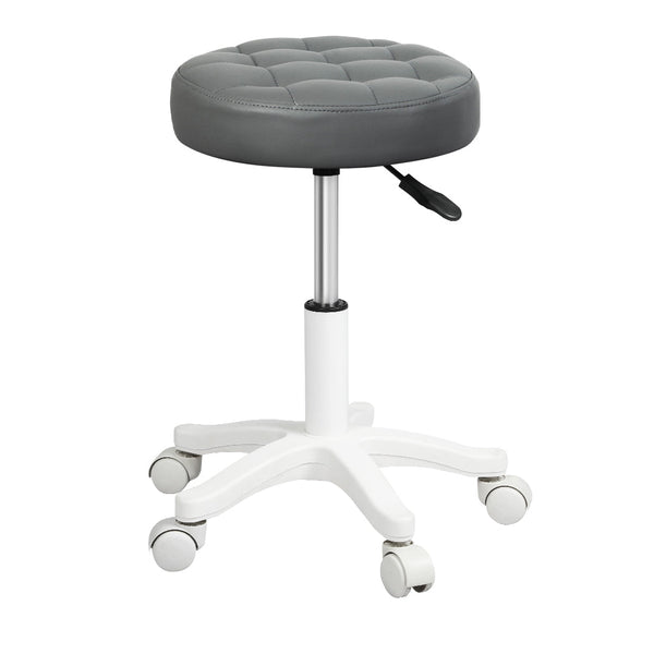 Levede Rolling Bar Stool Grey Benches Bar Stools