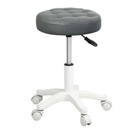Levede Rolling Bar Stool Grey Benches Bar Stools