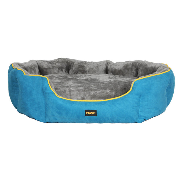 Pawz Electric Pet Heater Bed Heated Xl Blue Large Pet Beds