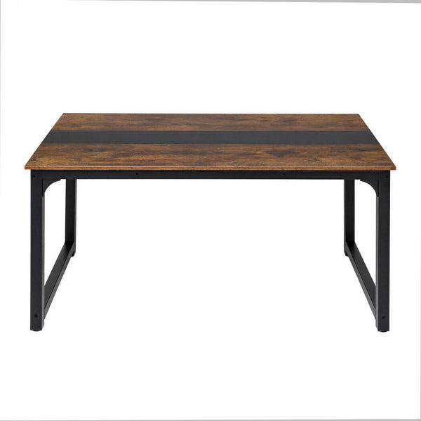 Levede 160Cm Industrial Dining Table 4 Seater Walnut & Black Dining Sets