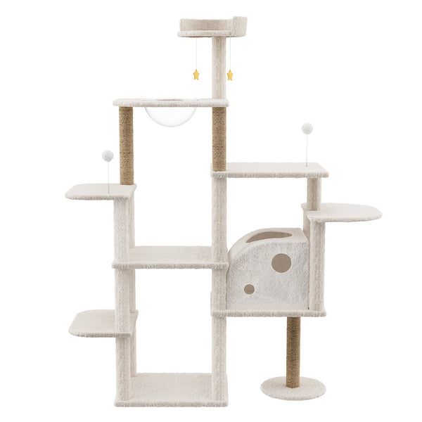 Pawz Cat Tree Tower Large Scratcher Condo House 172Cm Furniture & Scratchers