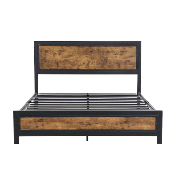 Levede Metal Bed Frame Mattress Base Queen Queen Bed Frames