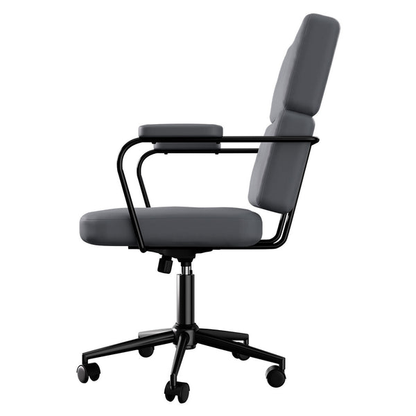 Levede Ergonomic Office Chair Computer Pu Grey Office Chairs