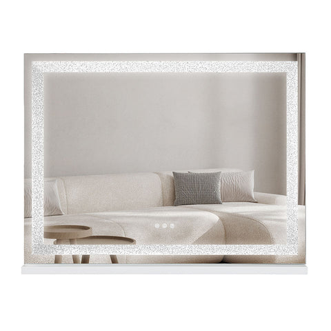 Yezi Makeup Mirror Vanity Middle Size White Makeup Mirrors