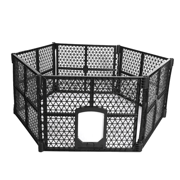 Pawz Pet Playpen Folding Dog Plastic M Medium Fences & Pens