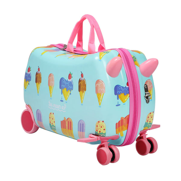 Bopeep Kids Ride On Suitcase Children Ice Cream Suitcases
