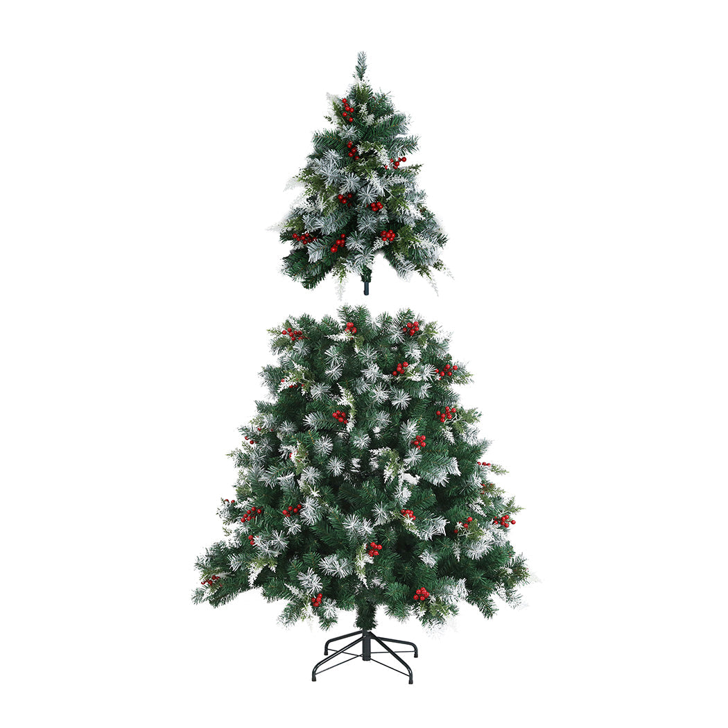 Santaco Christmas Tree Snow Flocked 2.1M Seasonal Decorations
