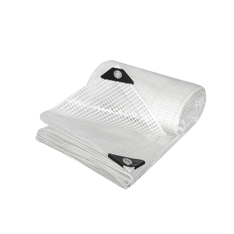 Manan Tarp Tarpaulin 200Gsm Camping 3.05M X 6.1M Clear Tarps