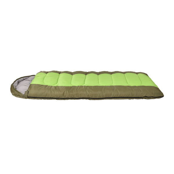 Mountview Sleeping Bag Outdoor Camping Green Sleeping Bags
