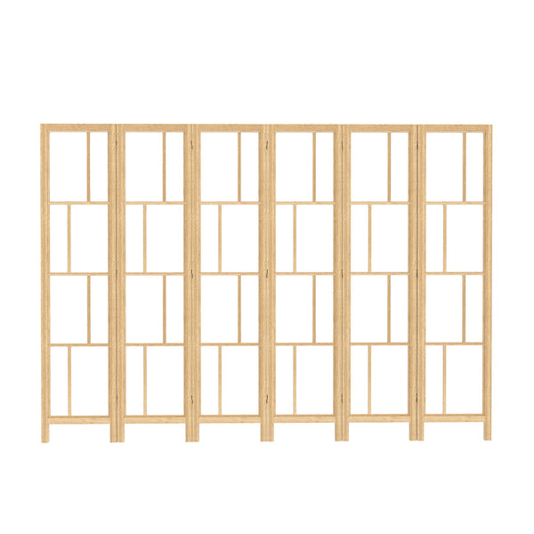 Levede 6 Panel Room Divider 170Cm Freestanding Screen Screens & Room Dividers