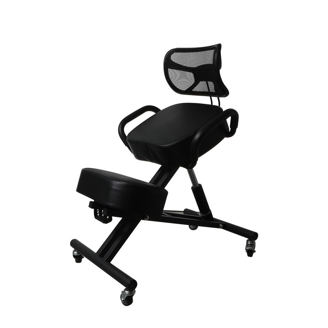 Levede Kneeling Chair Office Ergonomic Black Office Chairs
