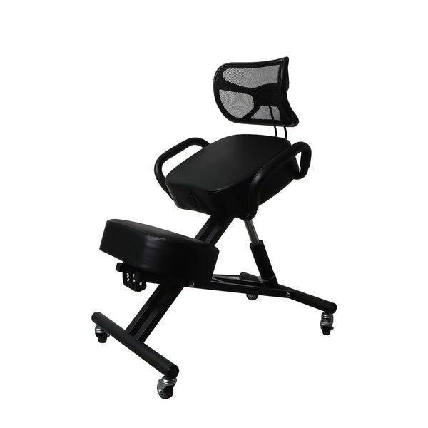 Levede Kneeling Chair Office Ergonomic Black Office Chairs