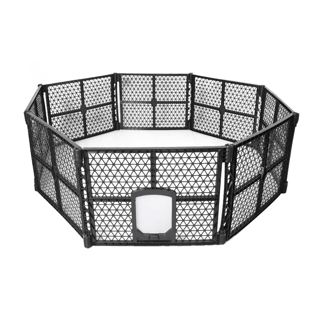 Pawz Pet Playpen Folding Dog Plastic L Large Fences & Pens