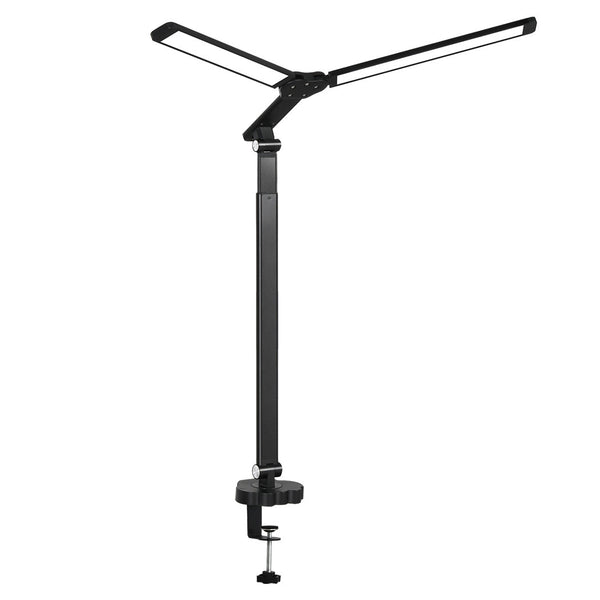 Emitto Double Head Led Desk Lamp Dimmable With Clamp Lamps