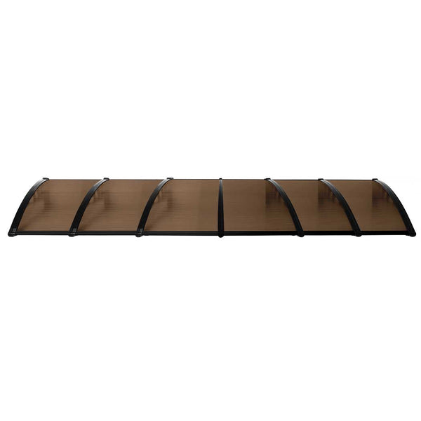 Mountview Door Awning Outdoor 1M X 6M Brown 1X6m Awning & Canopy Parts